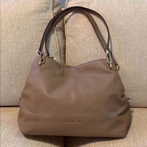 Michael Kors Tan Leather Shoulder Bag